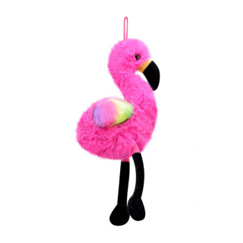 Плюшено фламинго Кали, розово, 80 см