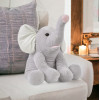 Плюшен слон Додо, сив, 40 см