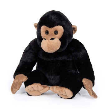 Плюшена Горила, черна, 29 см