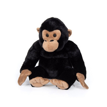 Плюшена Горила, черна, 29 см