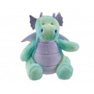 Плюшен дракон Aurora, мента, 22 см