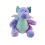 Плюшен дракон Aurora, лилав, 22 см