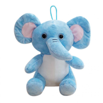 Плюшен слон Тома, син, 21 см