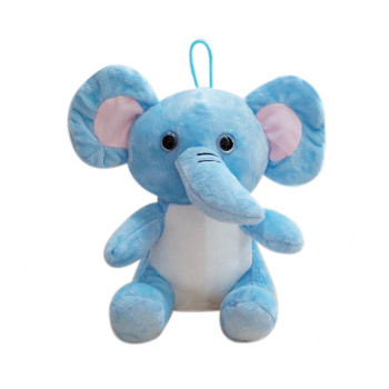Плюшен слон Тома, син, 21 см