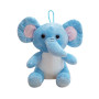 Плюшен слон Тома, син, 21 см