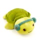 Плюшена костенурка със слушалки