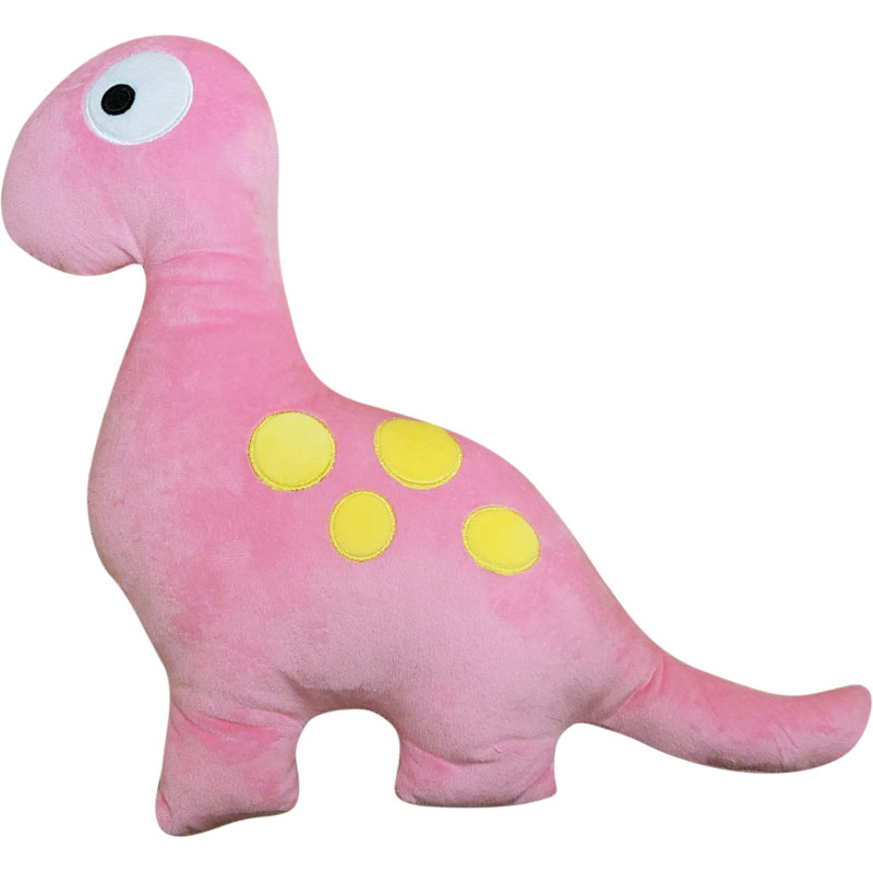 Плюшен динозавър Пинки, розов, 40 см