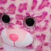 Плюшен леопард Луиза, розов, 40 см