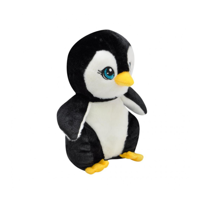 Плюшен пингвин Пако с коледна песен, 28 см