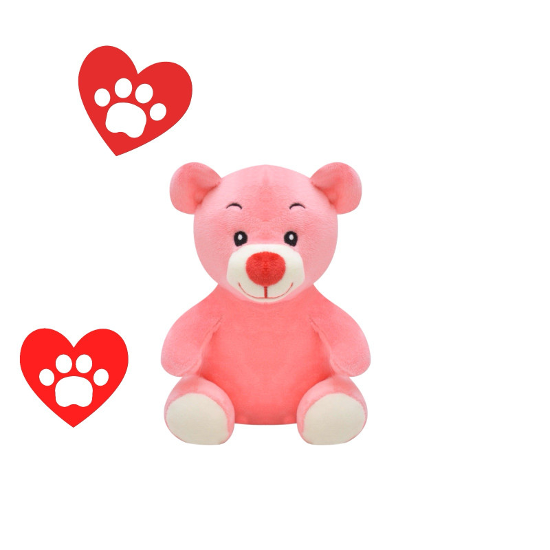 Подаръчен комплект за бебе момиче - Розово плюшено мече