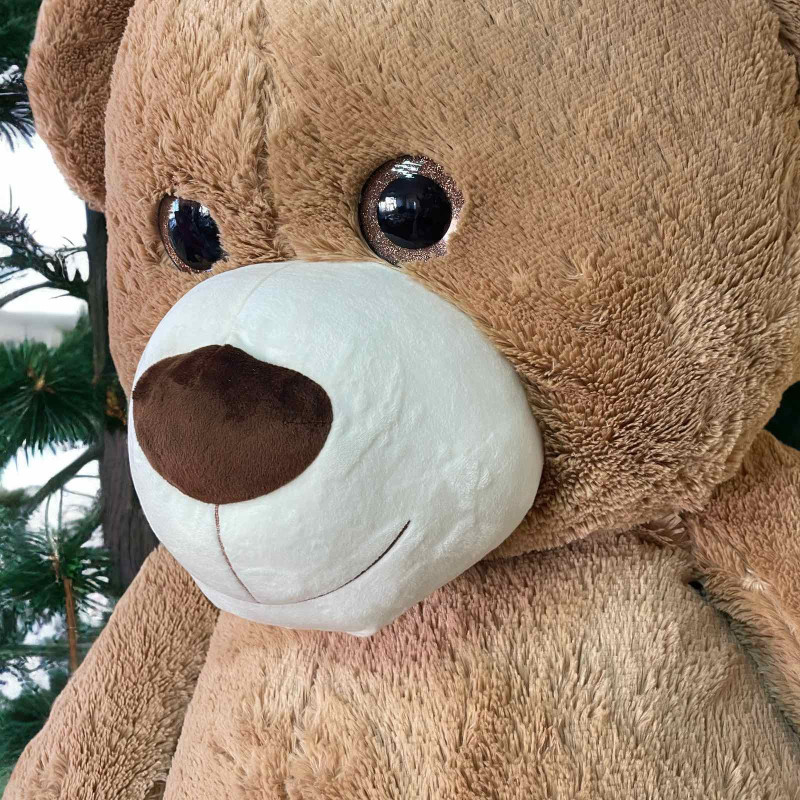 Плюшено мече с дълги крака Петър, кафяво, 200 см