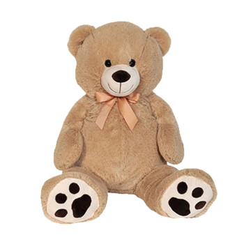 Плюшено мече Патрик, бежово, 100 см