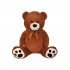Плюшена играчка Мече, кафяво, 100 см