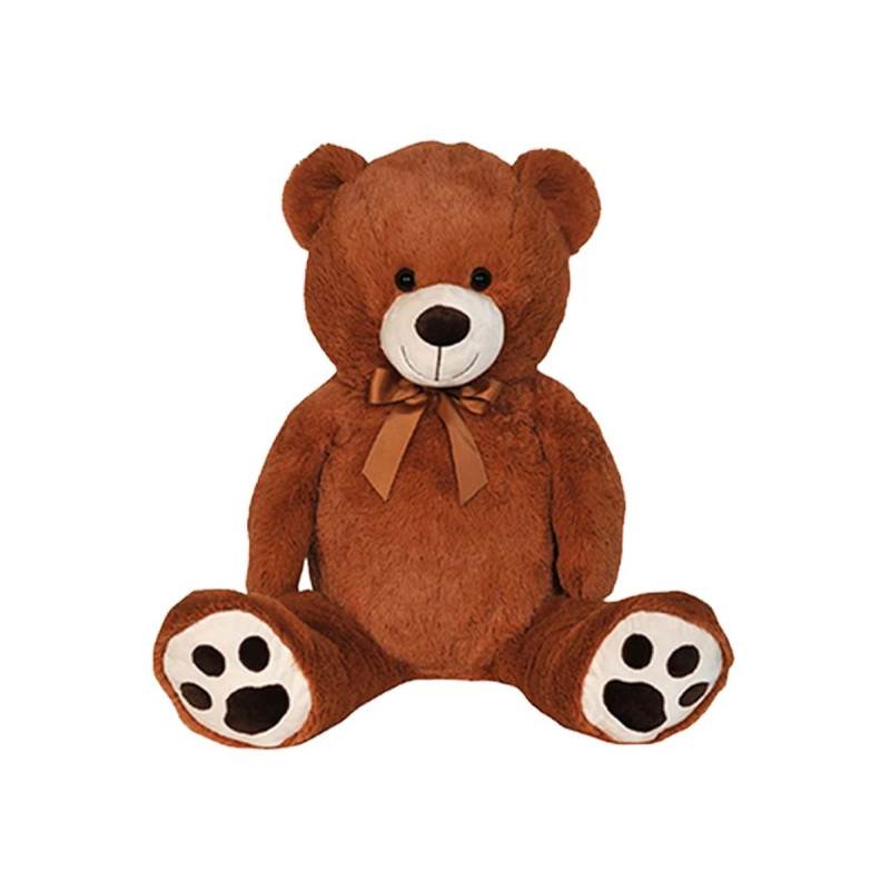 Плюшено мече Патрик, тъмно кафяво, 100 см