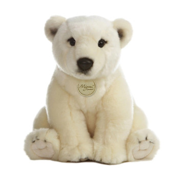 Плюшено полярно мече Aurora, бяло, 35 см