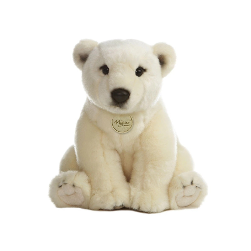Плюшено полярно мече Aurora, бяло, 35 см