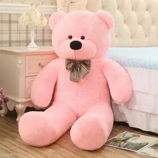 Плюшен мечок, розов, 150 см