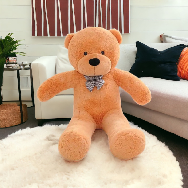 Плюшено мече Лина, светло кафяво, 90 см