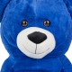 Плюшен мечок в синьо с надписана панделка, 130 см.