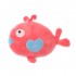 Плюшена рибка със сърчице в розово
