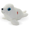 Плюшен тюлен Юли със звук, бял, 23 см