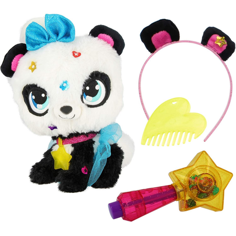 Плюшена играчка Shimmer Stars панда Пикси с аксесоари