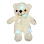 Плюшено мече с LED светлини, бяло, 25 см