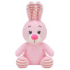 Плюшено зайче Ади, розово, 15 см