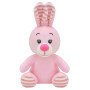 Плюшено зайче Ади, розово, 15 см