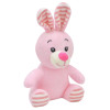 Плюшено зайче Ади, розово, 15 см