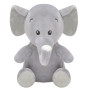 Плюшен слон Роби, сив, 15 см