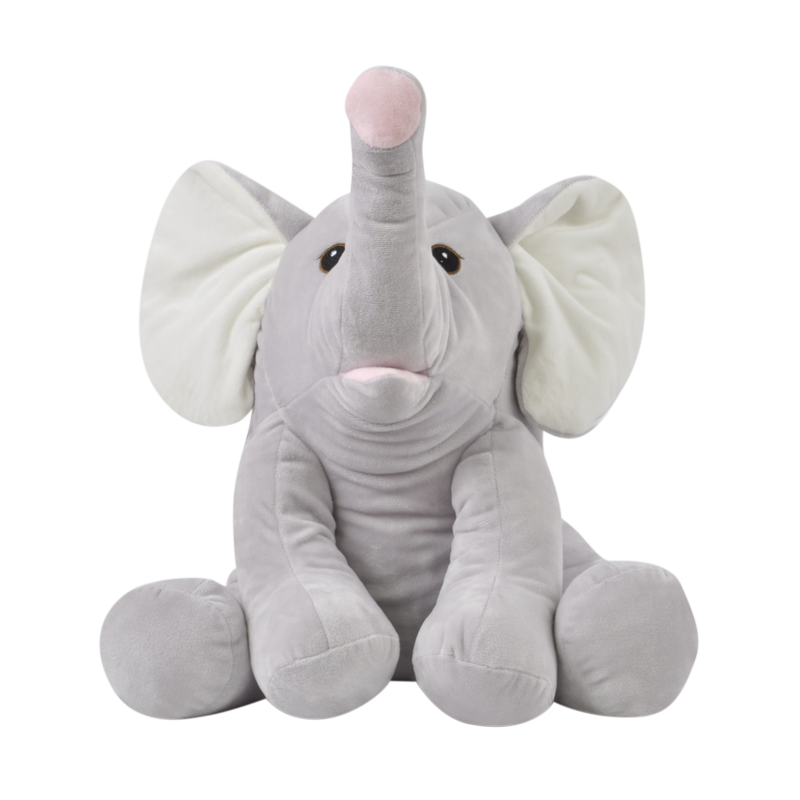 Плюшен слон Додо, сив, 40 см
