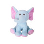 Плюшено слонче, синьо, 15 см