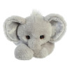 Плюшено слонче Aurora, сиво, 21 см