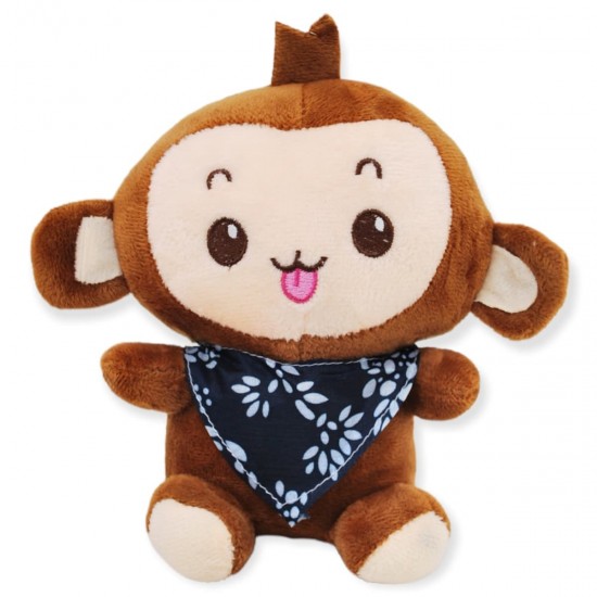 Плюшена маймунка с шалче