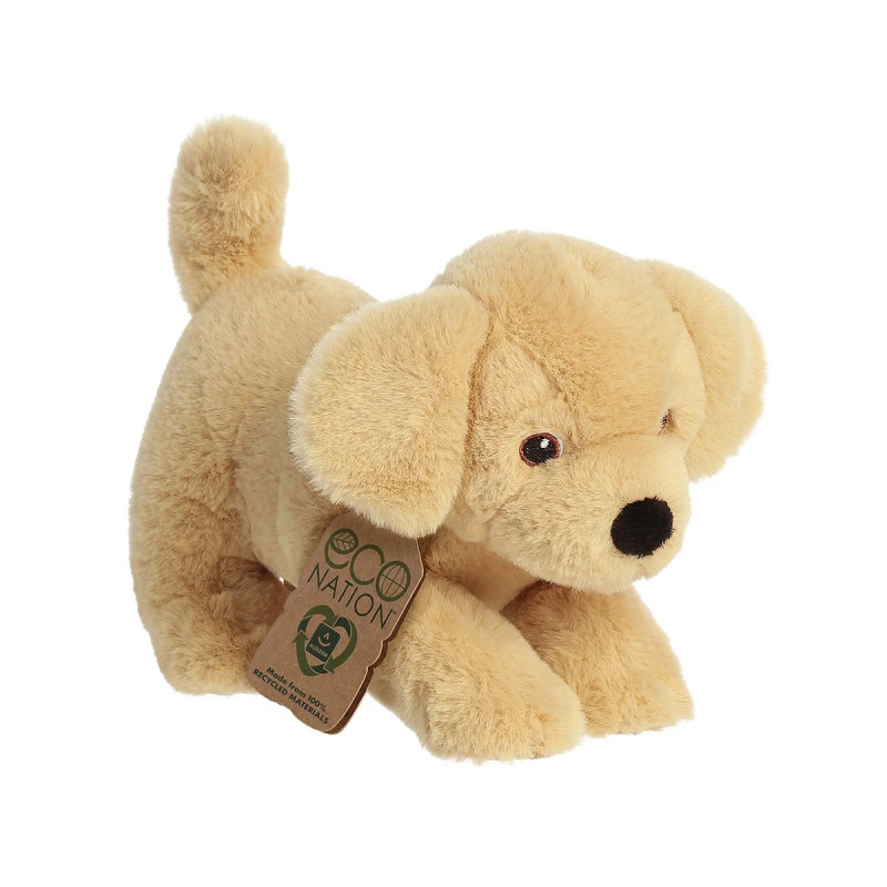 Плюшено куче лабрадор Aurora Eco, кафяво, 15 см