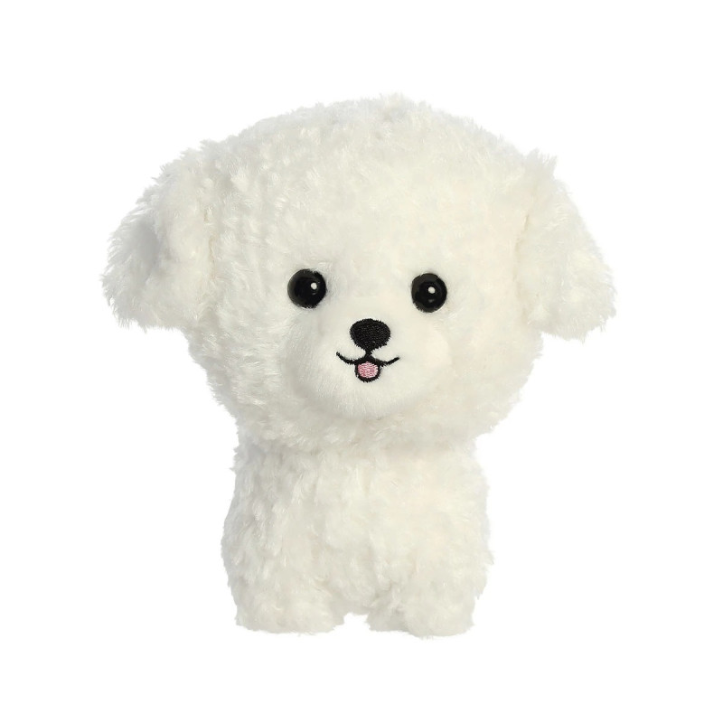 Плюшено куче френска болонка Aurora, бяло, 15 см