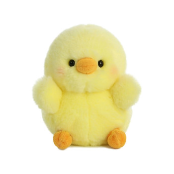 Плюшено пиле Aurora, жълто, 12 см