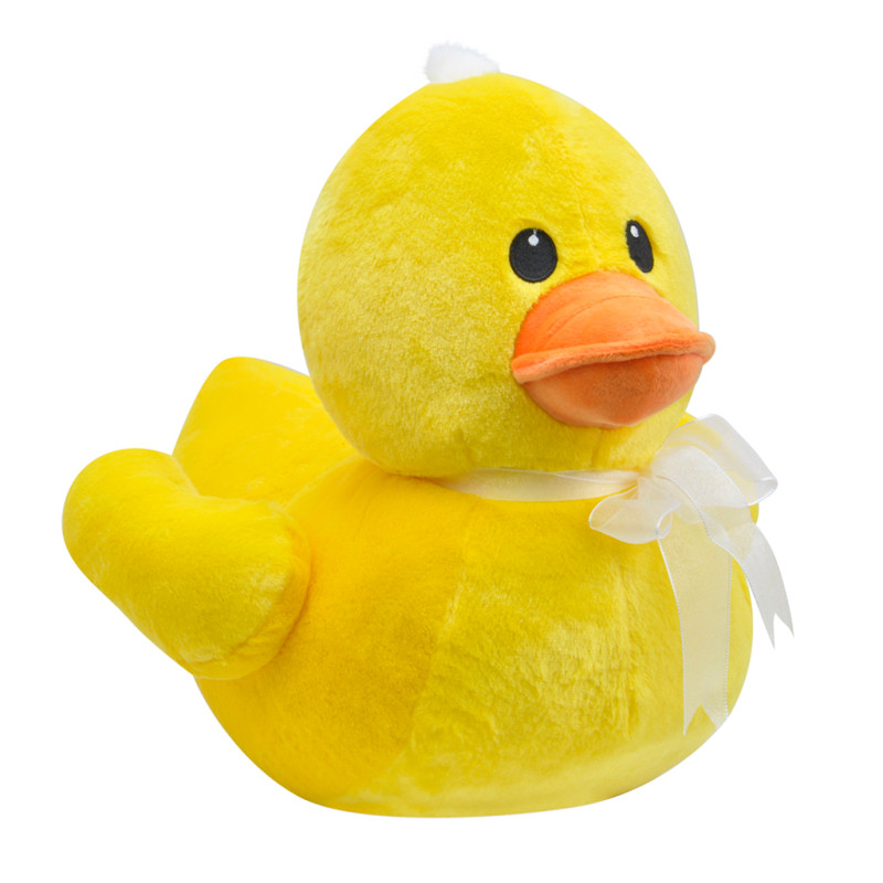 Плюшено пате Лори, жълто, 47 см