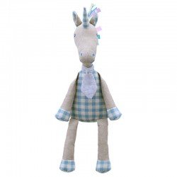 Играчка от лен Еднорог, 40 см.