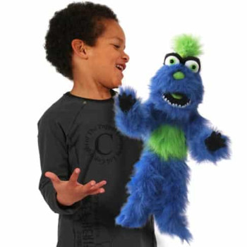 Кукла за театър Синьо чудовище, със звук