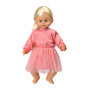 Говореща кукла с розова рокля, 45 см