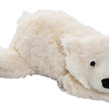 Плюшено мече Теди, бяло, 30 см