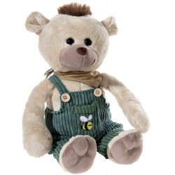 Плюшена играчка Мече с гащеризон, 35 см