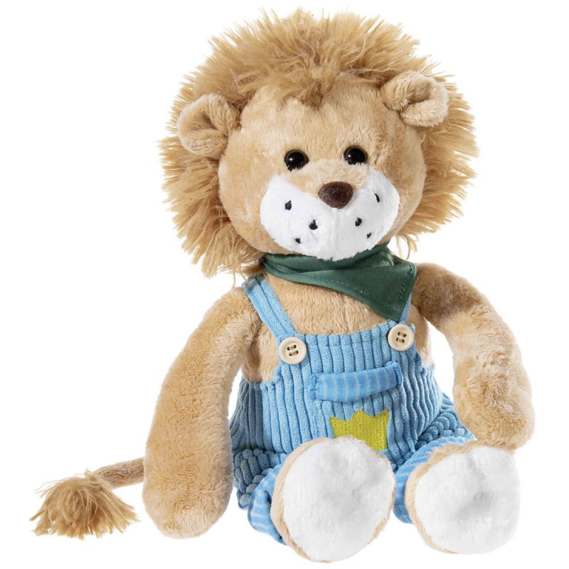 Плюшен лъв с гащеризон, 35 см