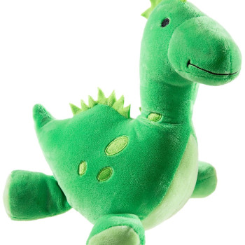 Мека играчка Динозавър, зелен, 25 см