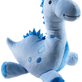 Мека играчка Динозавър, син, 25 см