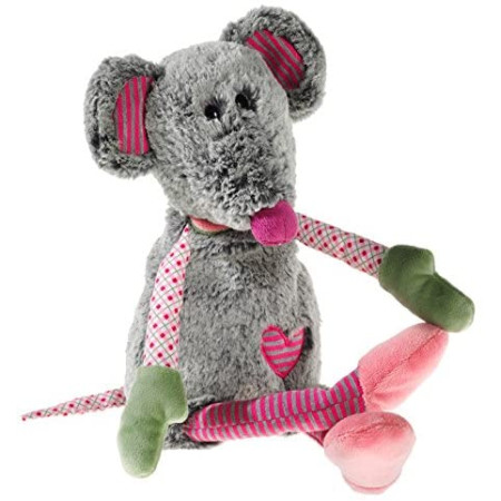 Плюшено мишле, сиво, 38 см