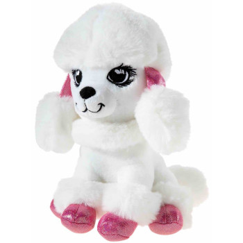 Плюшен Пудел, бял, 24 см