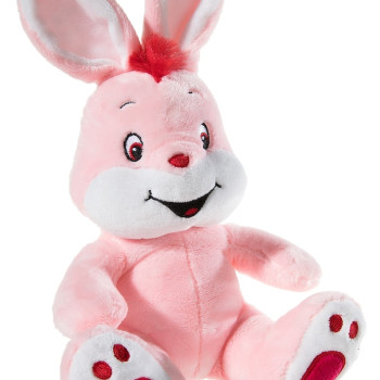 Плюшена играчка Розово зайче, 23 см.